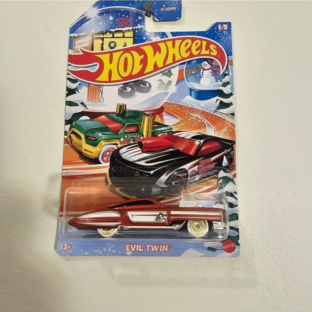 2024 Winter Edition HotWheels Pack Of 5 Cars